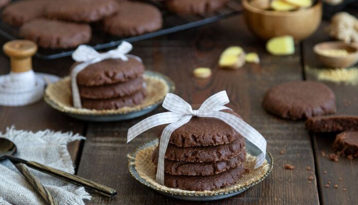 Sabrosa receta de galletas Cookies de chocolate y jengibre